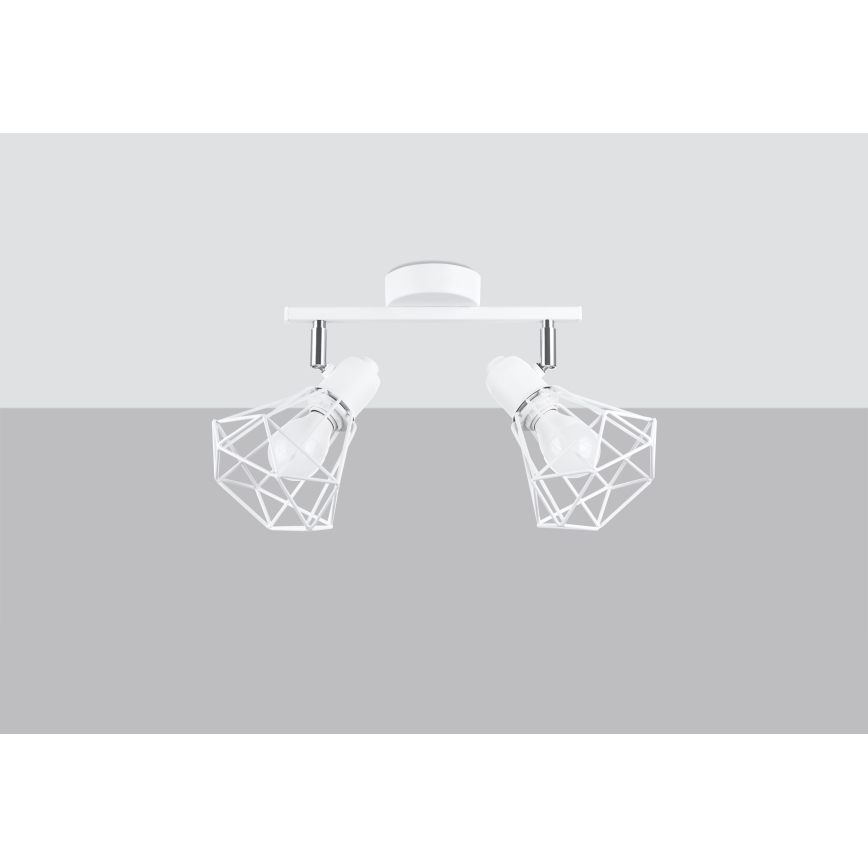 Точковий світильник ARTEMIS 2xE14/40W/230V білий