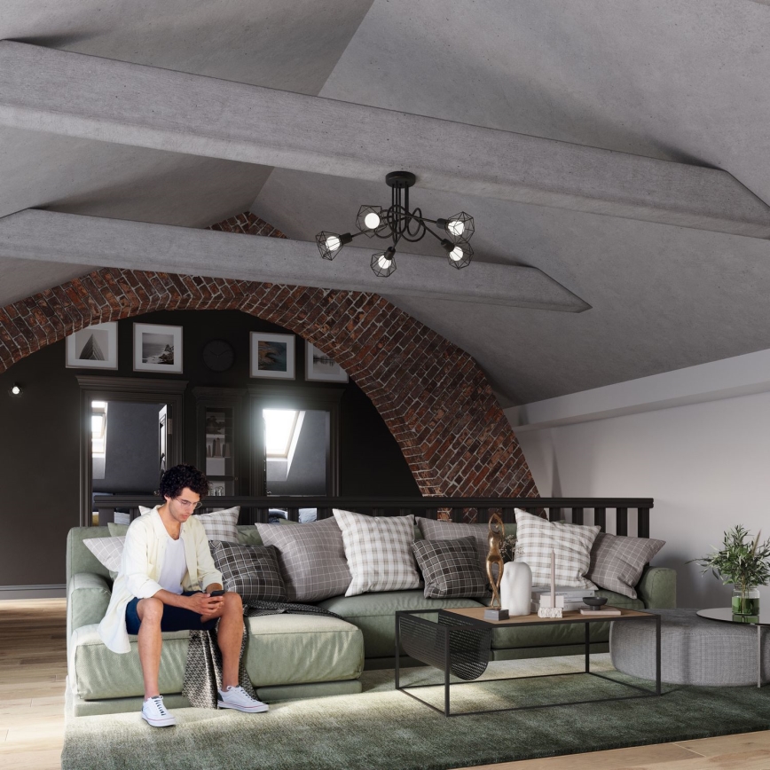 Настінний точковий світильник ARTEMIS 1xE14/40W/230V чорний