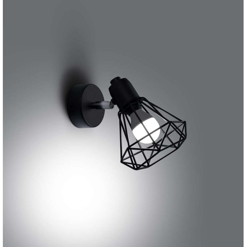 Настінний точковий світильник ARTEMIS 1xE14/40W/230V чорний