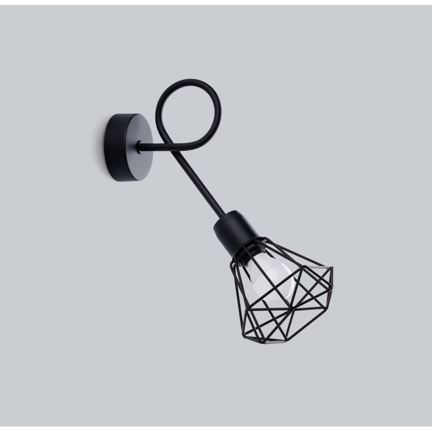 Настінний світильник ARTEMIS 1xE14/40W/230V чорний