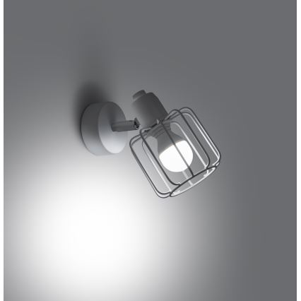 Настенный точечный светильник BELUCI 1xE14/40W/230V белый