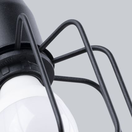 Настінний світильник BELUCI 1xE14/40W/230V чорний