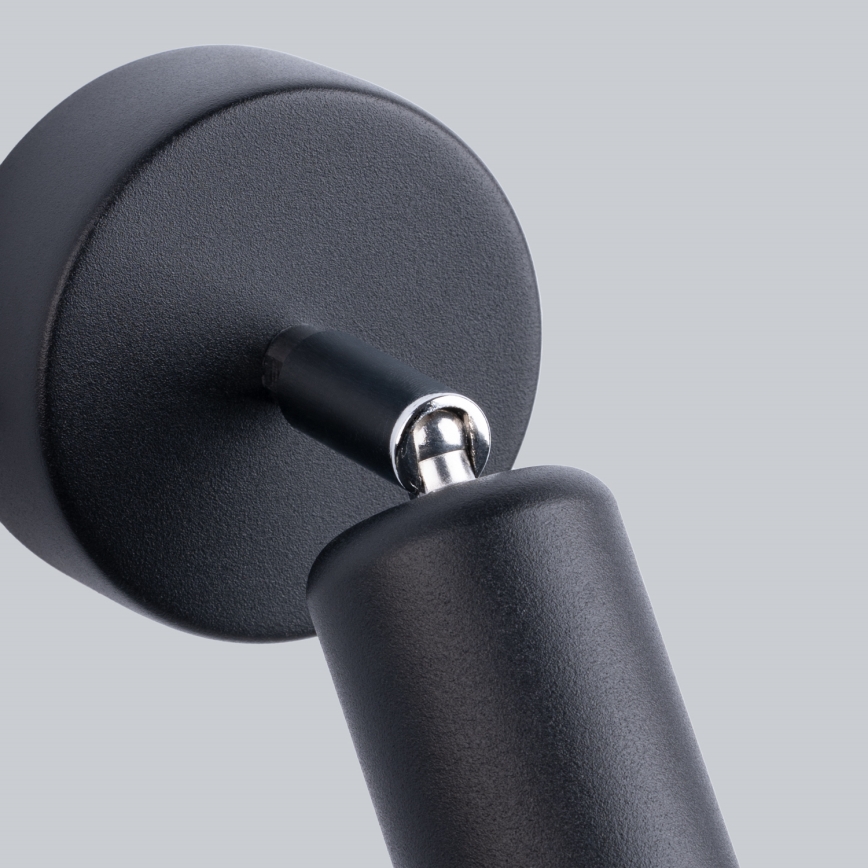 Настінний точковий світильник FORNES 1xE27/60W/230V чорний