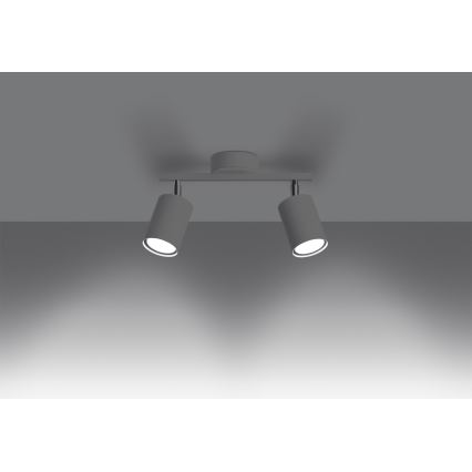 Точковий світильник LEMMI 2xGU10/40W/230V білий