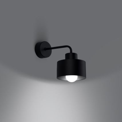 Настенная лампа SAVAR 1xE27/60W/230V черный
