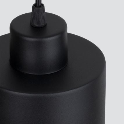 Люстра на тросі SAVAR 1xE27/60W/230V чорна