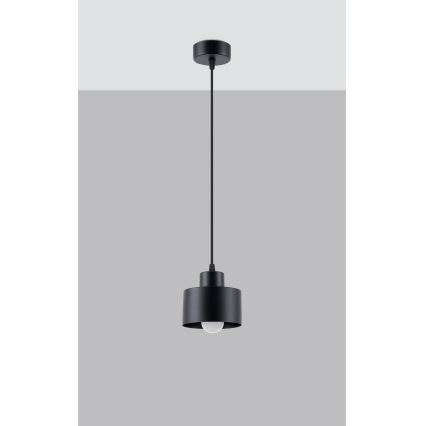 Подвесная люстра SAVAR 1xE27/60W/230V черный