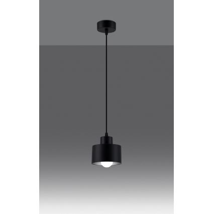 Подвесная люстра SAVAR 1xE27/60W/230V черный
