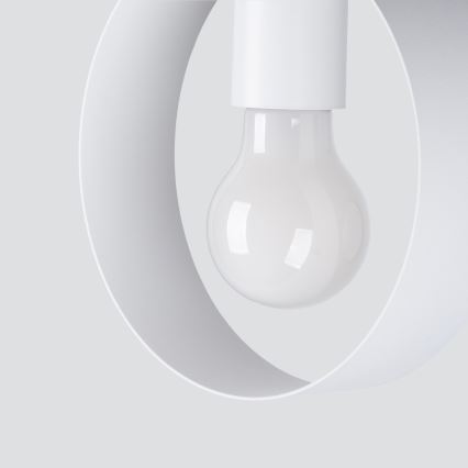 Підвісна люстра TITRAN 1xE27/60W/230V білий