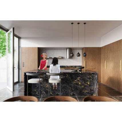 Подвесная люстра ALINO 1xE27/60W/230V черный