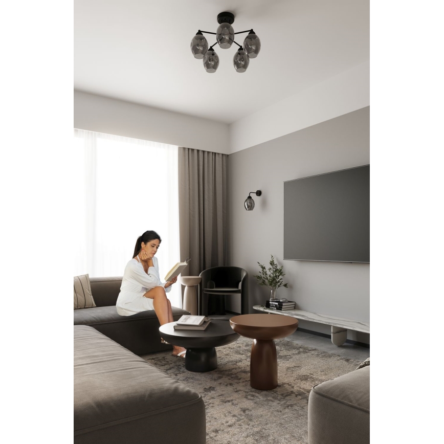 Настенная лампа FILLAN 1xE27/60W/230V черный
