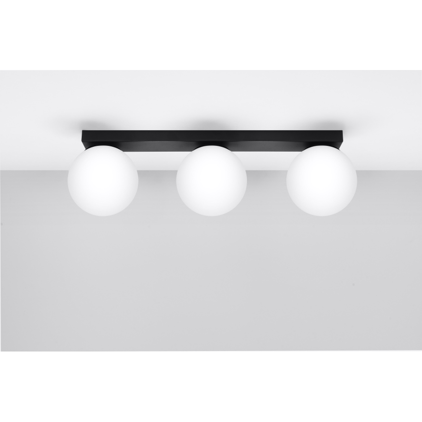 Потолочний світильник YOLI 3xG9/12W/230V чорний