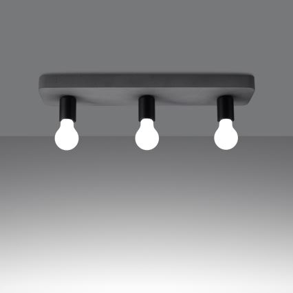 Точковий світильник TAVO 3xE27/15W/230V бетон