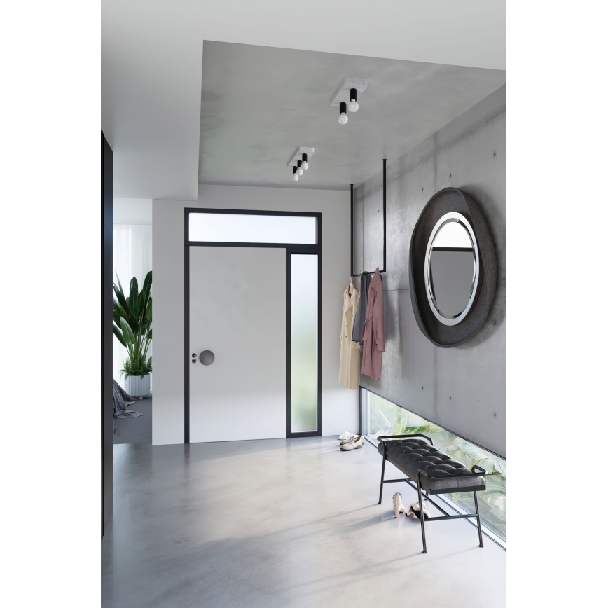 Точковий світильник TAVO 3xE27/15W/230V бетон