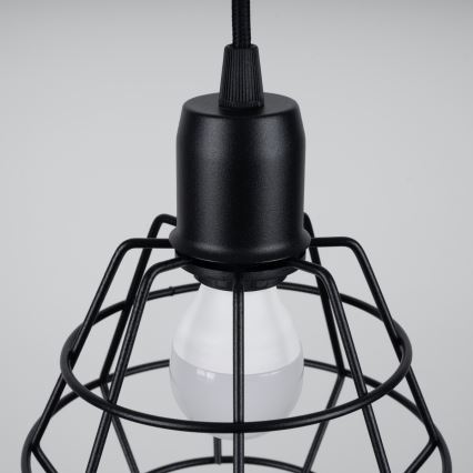 Подвесная люстра SUBA 3xE27/15W/230V черный