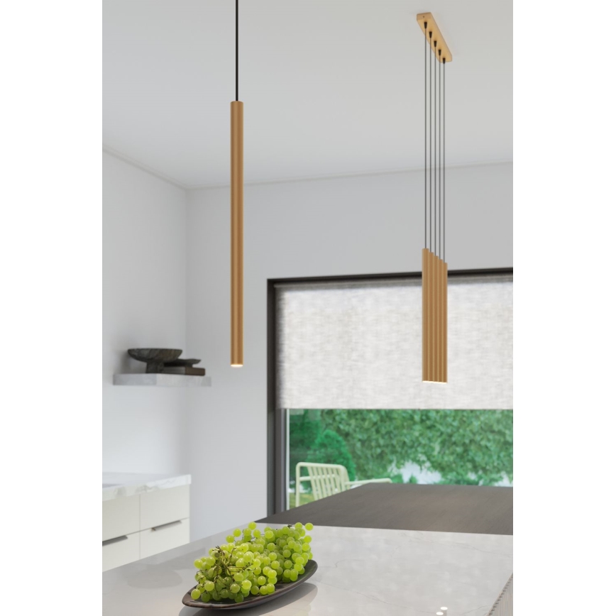 Підвісна люстра PASTELO 5xG9/8W/230V золотий