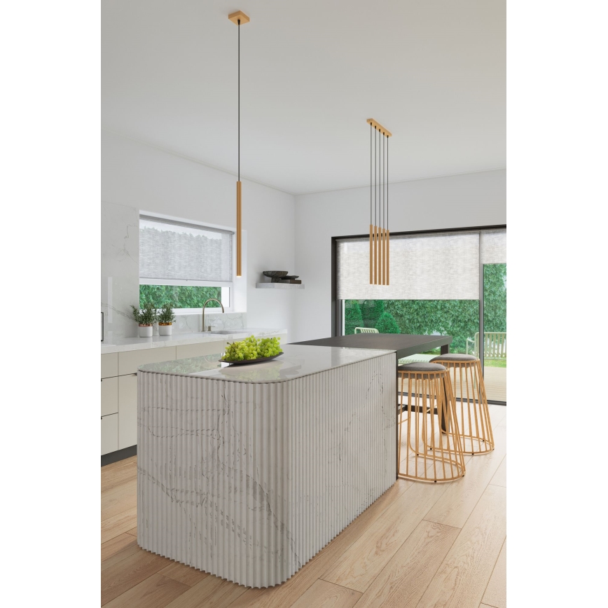 Підвісна люстра PASTELO 5xG9/8W/230V золотий
