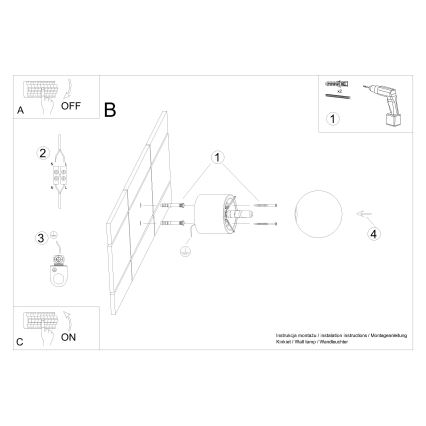 Настенный точечный светильник BOOMO 1xG9/8W/230V бук