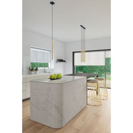 Підвісна люстра PASTELO 5xG9/8W/230V золотий