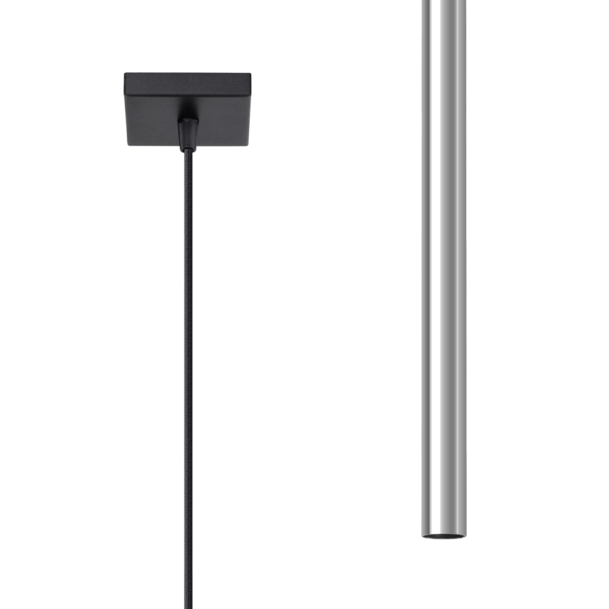 Підвісна люстра PASTELO 1xG9/8W/230V глянцевий хром