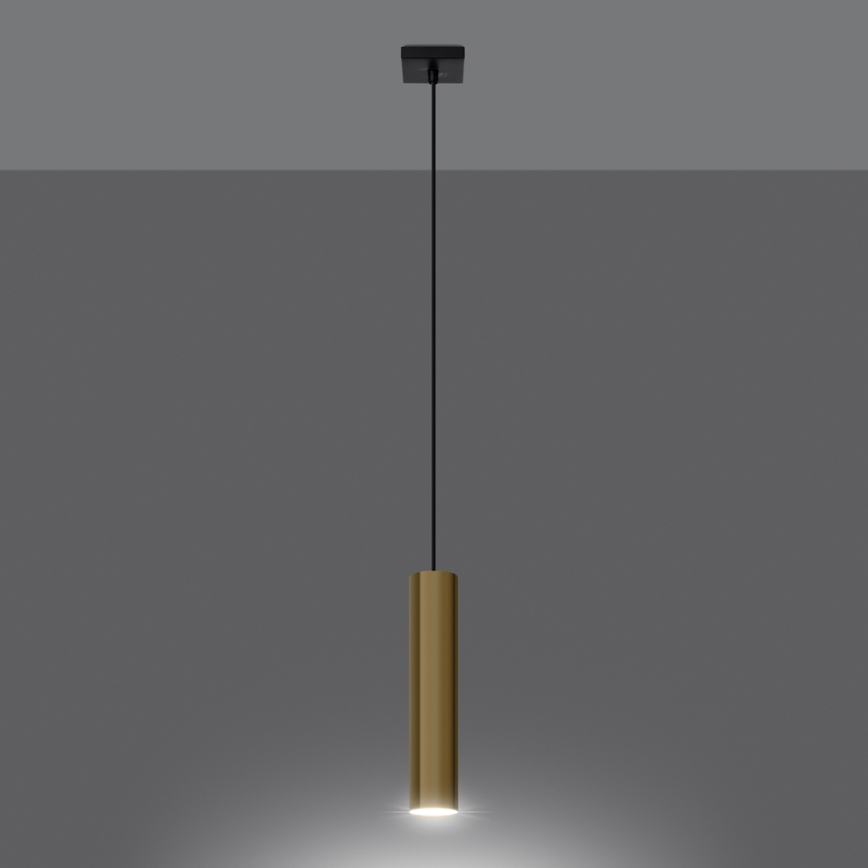 Підвісна люстра LAGOS 1xGU10/10W/230V золотий
