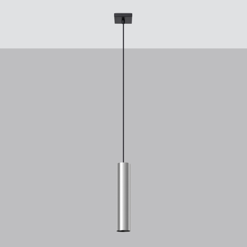 Підвісна люстра LAGOS 1xGU10/10W/230V глянцевий хром