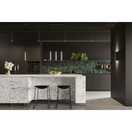 Підвісна люстра LAGOS 1xGU10/10W/230V глянцевий хром