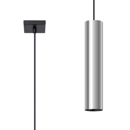 Підвісна люстра LAGOS 1xGU10/10W/230V глянцевий хром