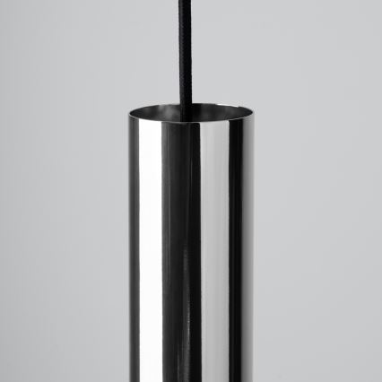 Підвісна люстра LAGOS 1xGU10/10W/230V глянцевий хром