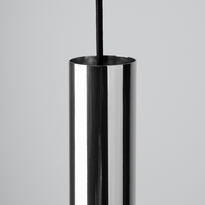 Підвісна люстра LAGOS 1xGU10/10W/230V глянцевий хром