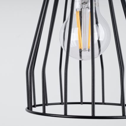 Подвесная люстра LEYO 1xE27/15W/230V черный