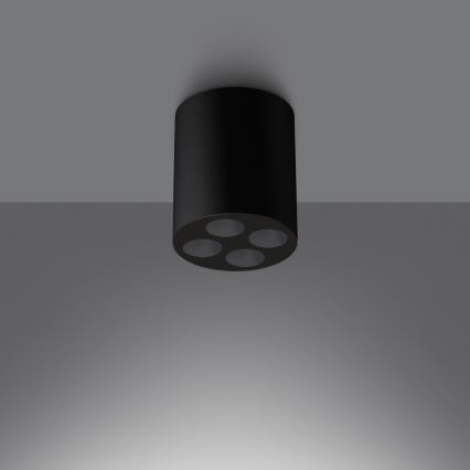 Светодиодный точечный светильник ZOE LED/9W/230V черный