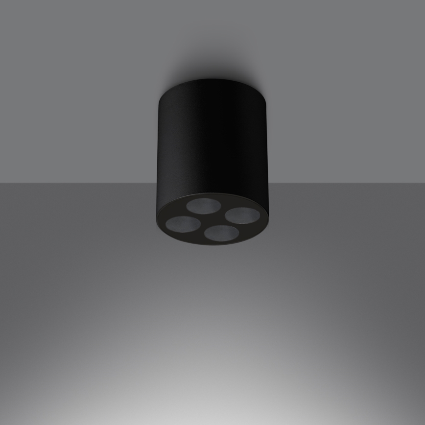 Світлодіодний точковий світильник ZOE LED/9W/230V чорний