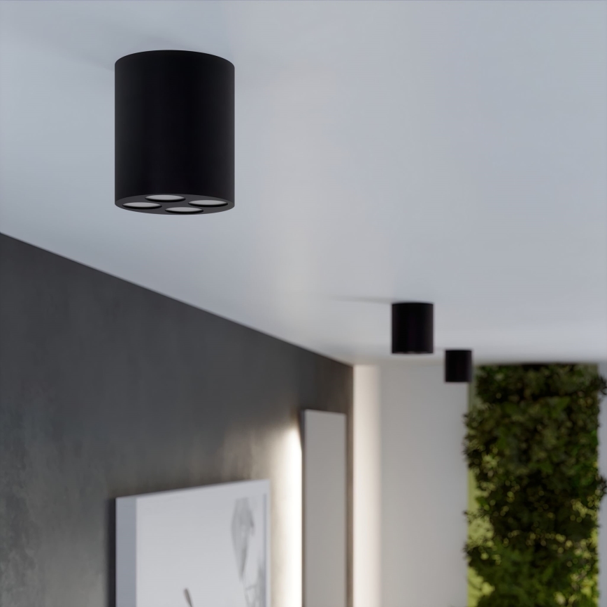 Світлодіодний точковий світильник ZOE LED/9W/230V чорний