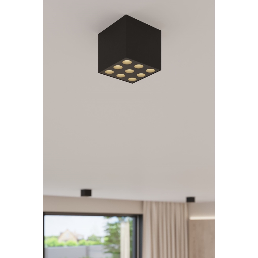 Світлодіодний точковий світильник OZZY LED/16W/230V чорний