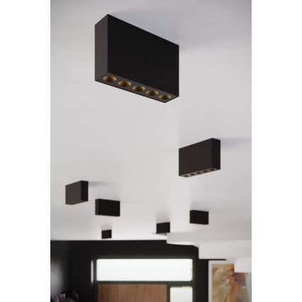 Світлодіодний точковий світильник SOLE LED/11W/230V чорний