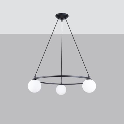 Подвесная люстра YOLI 3xG9/8W/230V черный