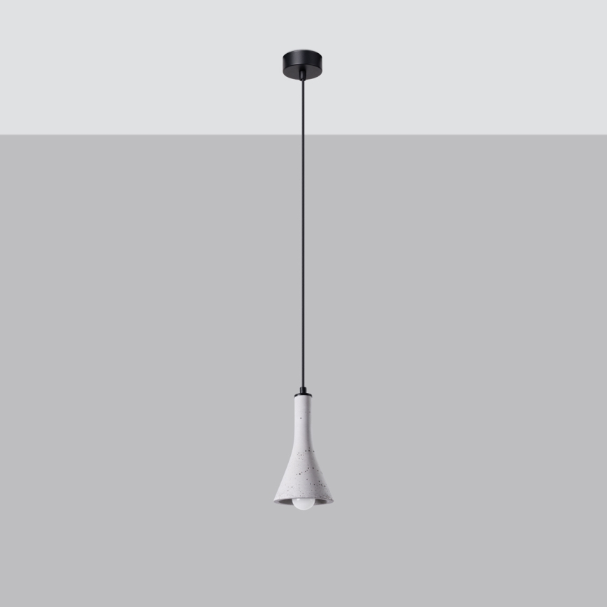 Підвісна люстра REA 1xE14/12W/230V бетон