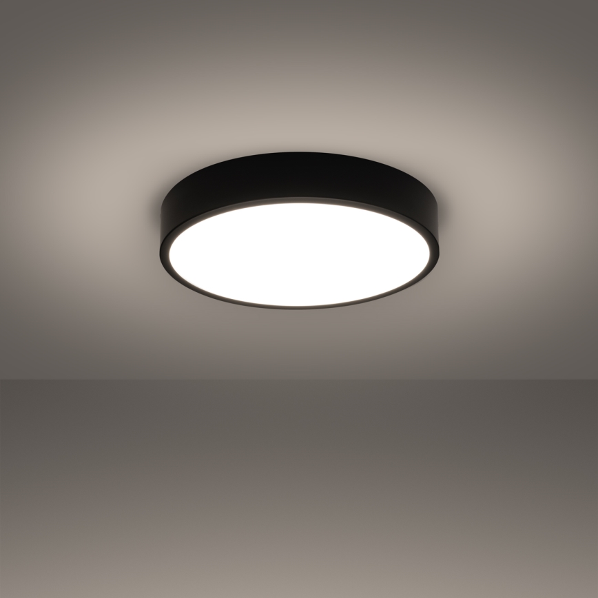 Стельовий світильник LED ONYX LED/32W/230V, діаметр 40 см, чорний
