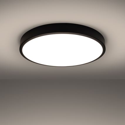 Светодиодный потолочный светильник ONYX LED/48 Вт/230 В, диам. 60 см, черный