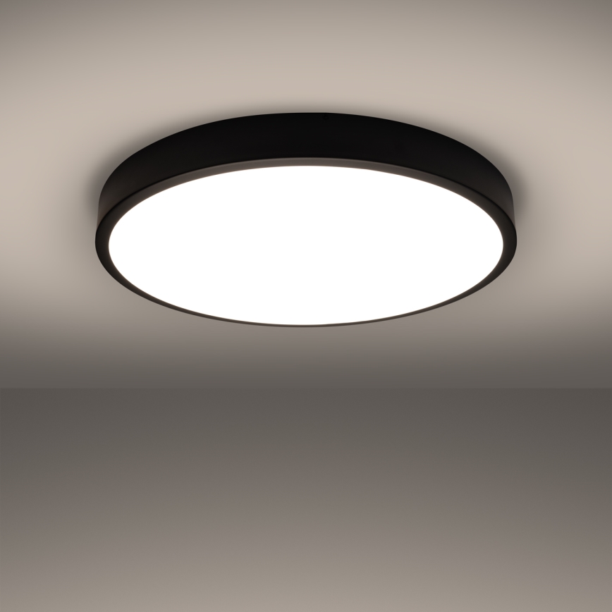 Светодиодный потолочный светильник ONYX LED/48 Вт/230 В, диам. 60 см, черный