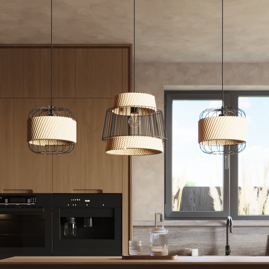 Підвісна люстра BRILO 1xE27/15W/230V