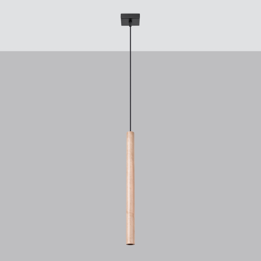 Підвісна люстра PASTELO 1xG9/8W/230V бук