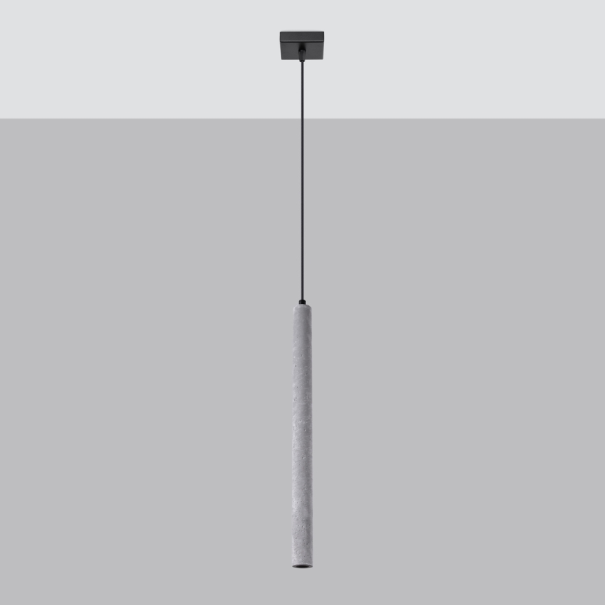 Підвісна люстра PASTELO 1xG9/8W/230V бетон