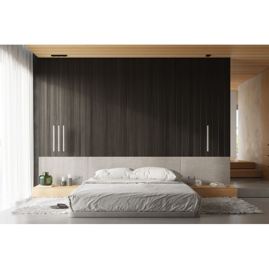 Підвісна люстра PASTELO 1xG9/8W/230V бетон