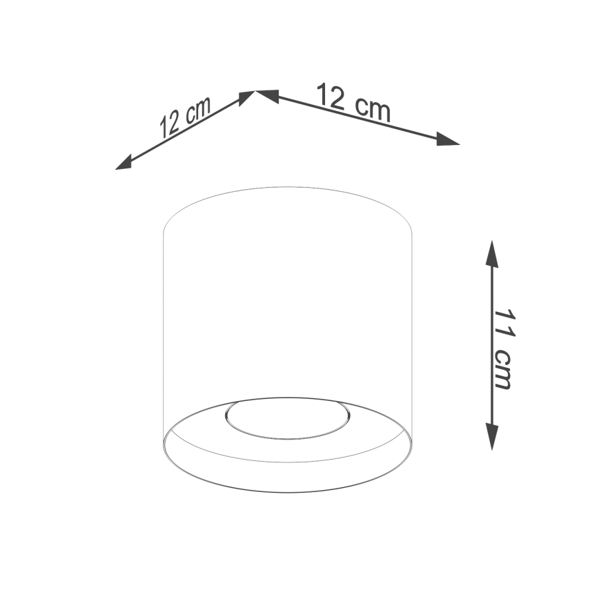 Точечный светильник MIKA 1xGU10/10W/230V золотистый