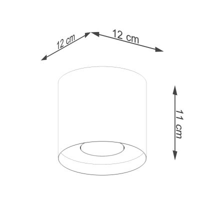 Точковий світильник MIKA 1xGU10/10W/230V золотий