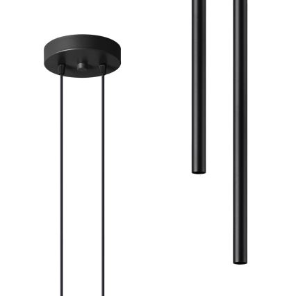 Подвесная люстра PASTELO 2xG9/8W/230V черный