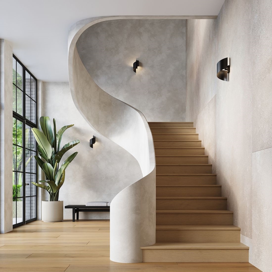 Настінний світильник TALASSA 1xG9/8W/230V чорний