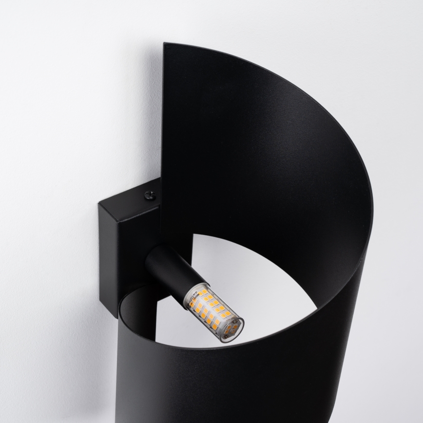 Настінний світильник TALASSA 1xG9/8W/230V чорний